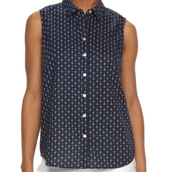 croft & barrow Tops - Anchor blouse tank croft & barrow Tops - Anchor blouse tank